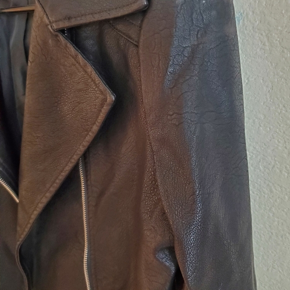 Xhilaration Jackets & Coats Xhilaration Black Faux Leather Moto